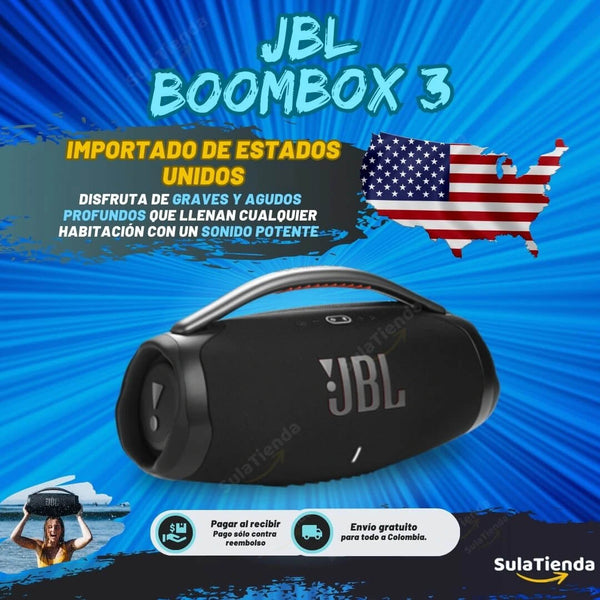 ÚLTIMA OFERTA BOOMBOX 3 SUPER PREMIUM IMPORTADO 34cmx20cm - Nueva Promoción 2025